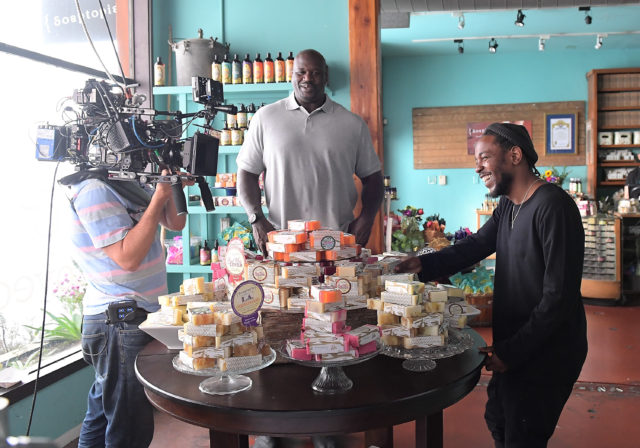 Behind The Scenes: Shaquille O'Neal And Kendrick Lamar Shop Small With American Express In Los Angeles