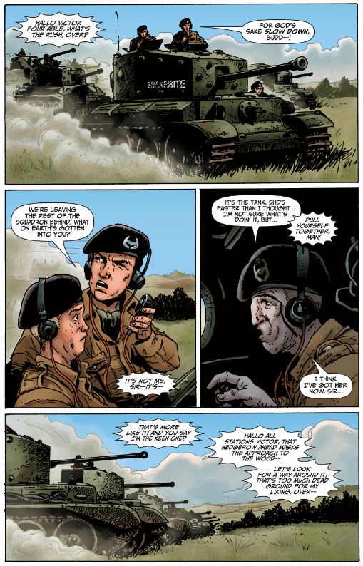 World of Tanks Roll Out comic book Preview page
