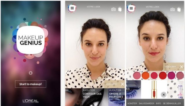 L'Oreal 'Makeup Genus' App