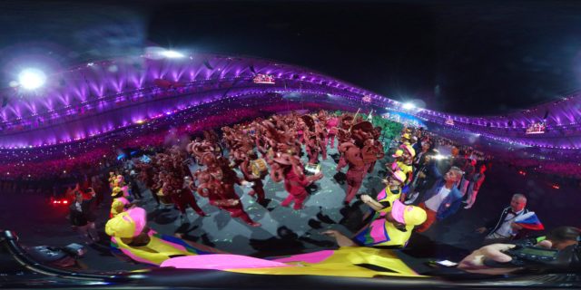 2016 Rio Olympics - Opening ceremony - Maracana - Rio de Janeiro, Brazil - 05/08/2016. Performers take part in the opening ceremony. REUTERS/Kai Pfaffenbach