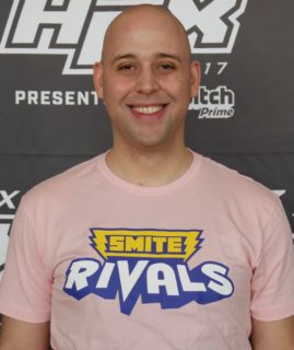 Brian Grayson project lead for Smite Rivals