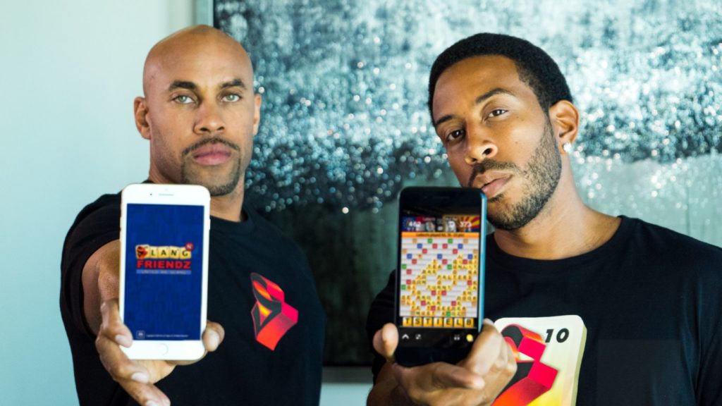 (Left) Edwin Benton, Slang N' Friendz CEO, founder and creator. (Right) Hip hop artist, Ludacris (Christopher Bridges)