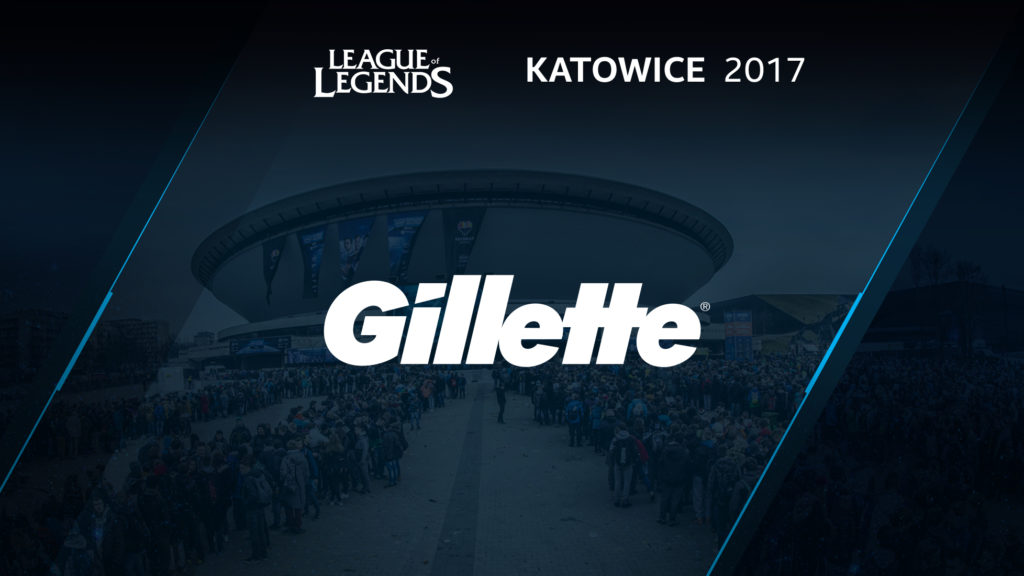 promo Image of non endemic brand gilette sponsoring IEM Katowice 2017