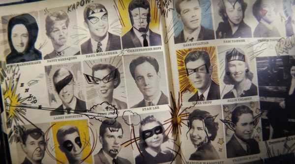 Screenshot from Honda's video campaign specifically Stan Lee yearbook photo alistdaily