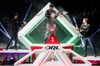 Racers Celebrating in DRL - Allianz World Championship