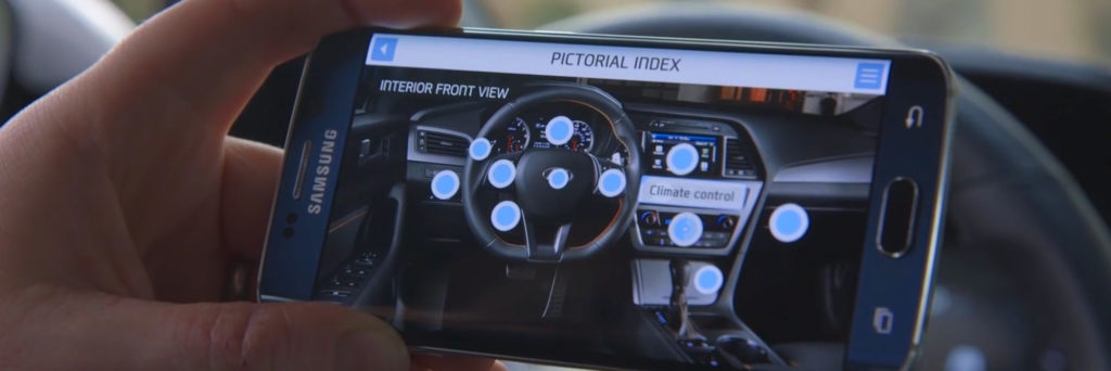 Hyundai AR Augmented Reality phone app