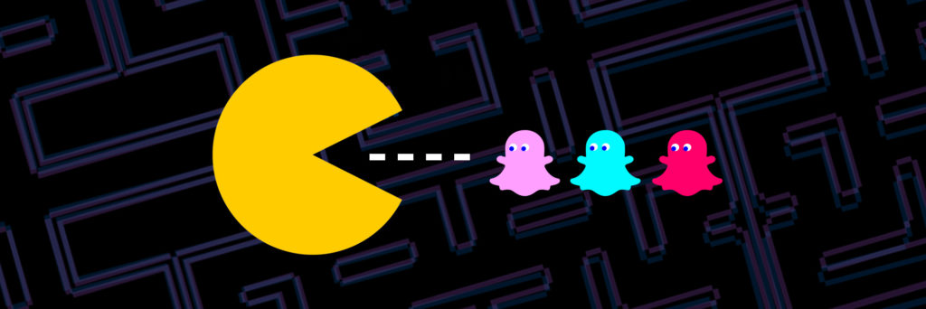 Photo of pacman eating snapchat ghosts alistdaily