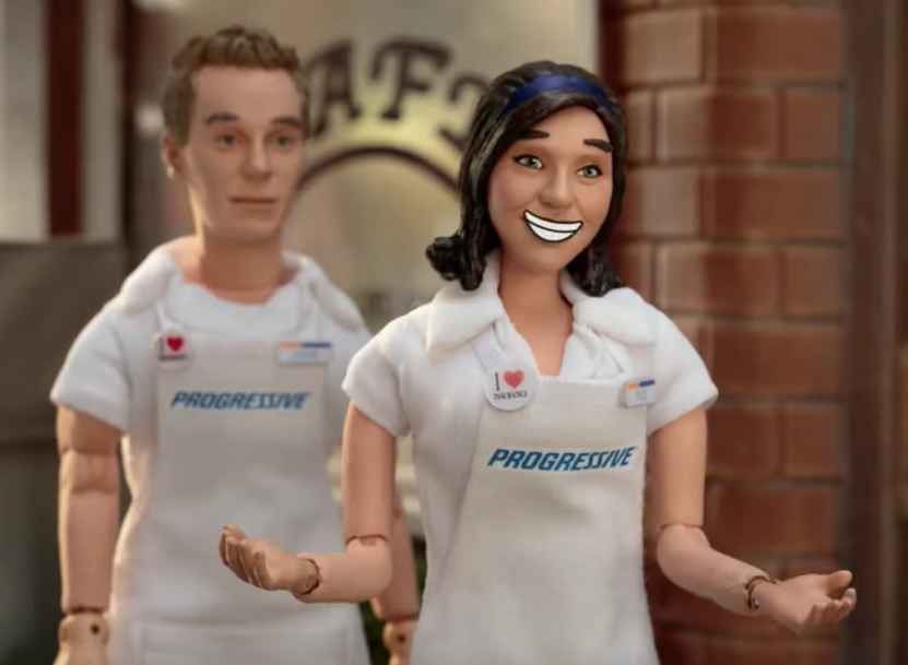 Screen Capture from Robot Chicken Progressive Auto Insurance Episode Commercial