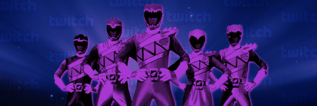 Image Promoting Twitch Power Rangers Marathon