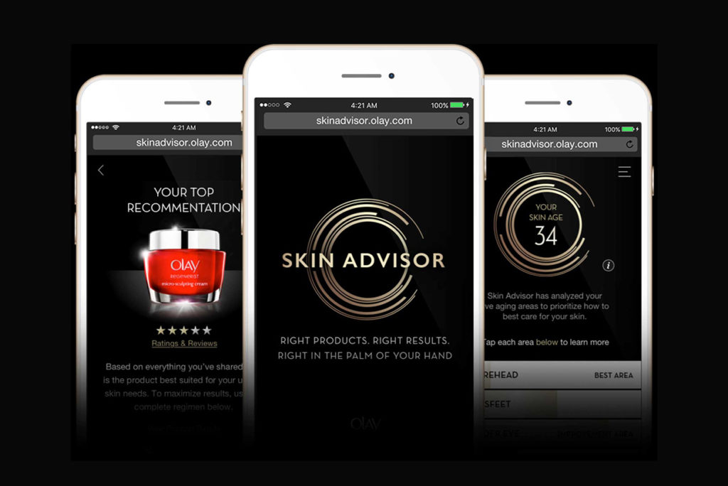 Olay Skin Advisor App Screenshots