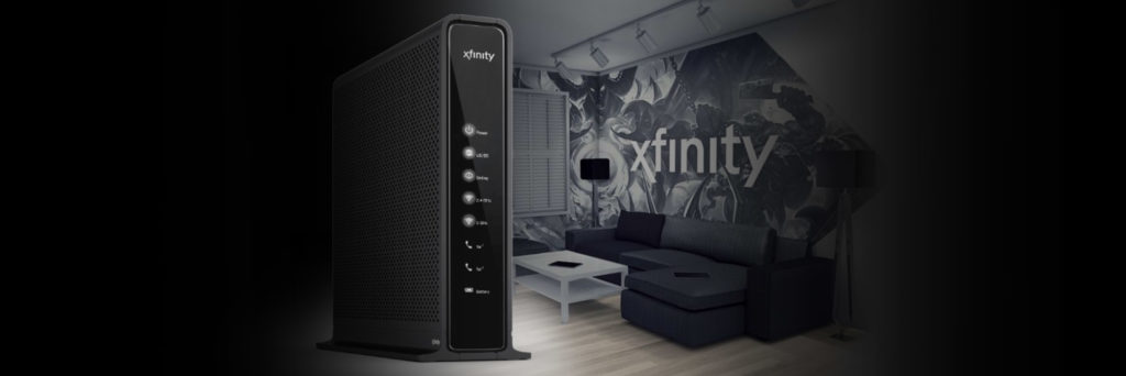 Image of xfinity modem and alameda house