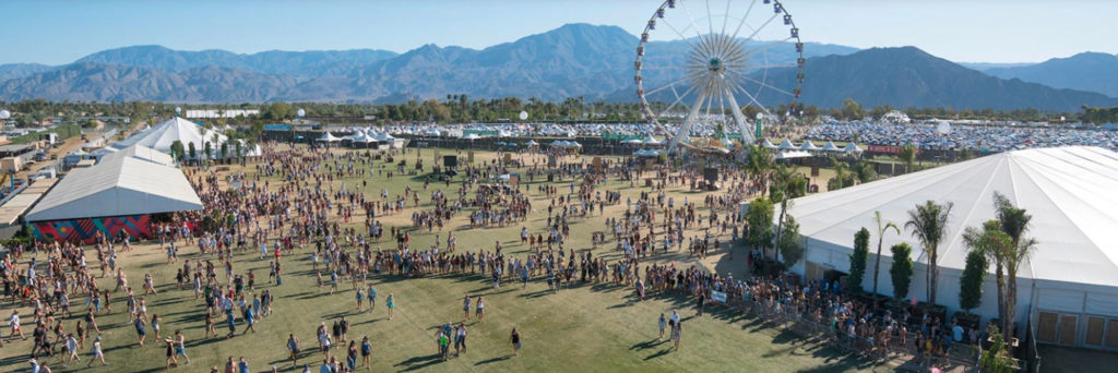 Image of Coachella Valley and Festival Landscape