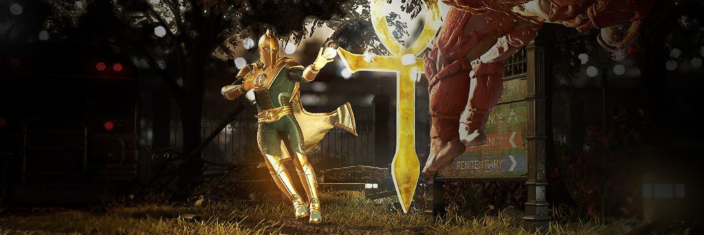 Image of Dr. Fact of Injustice 2 in battle