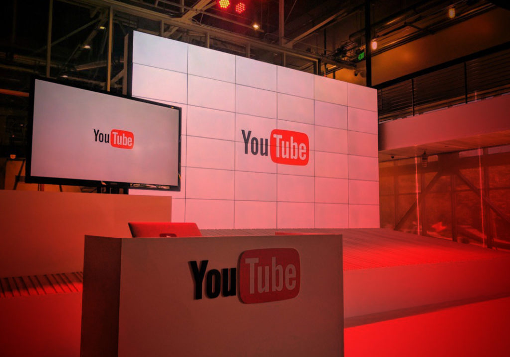 Image Of Youtube TV Stage From Announcement Day