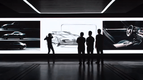 Mazda Car Designers Reviewing Design