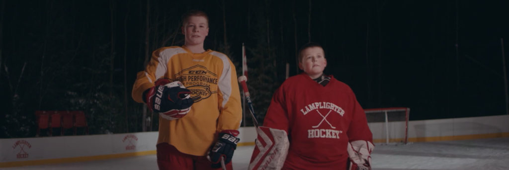Still image from The Road Through Warroad based in Warroad, Minnesota focusing on the NHL and supporting folk