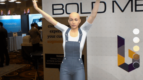 Animated Gif from Morph3d AR shopping experience