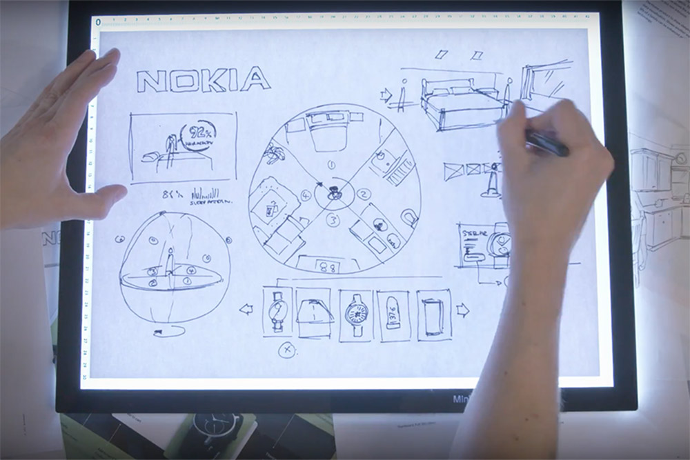Nokia Health 360 VR Preliminary Sketch