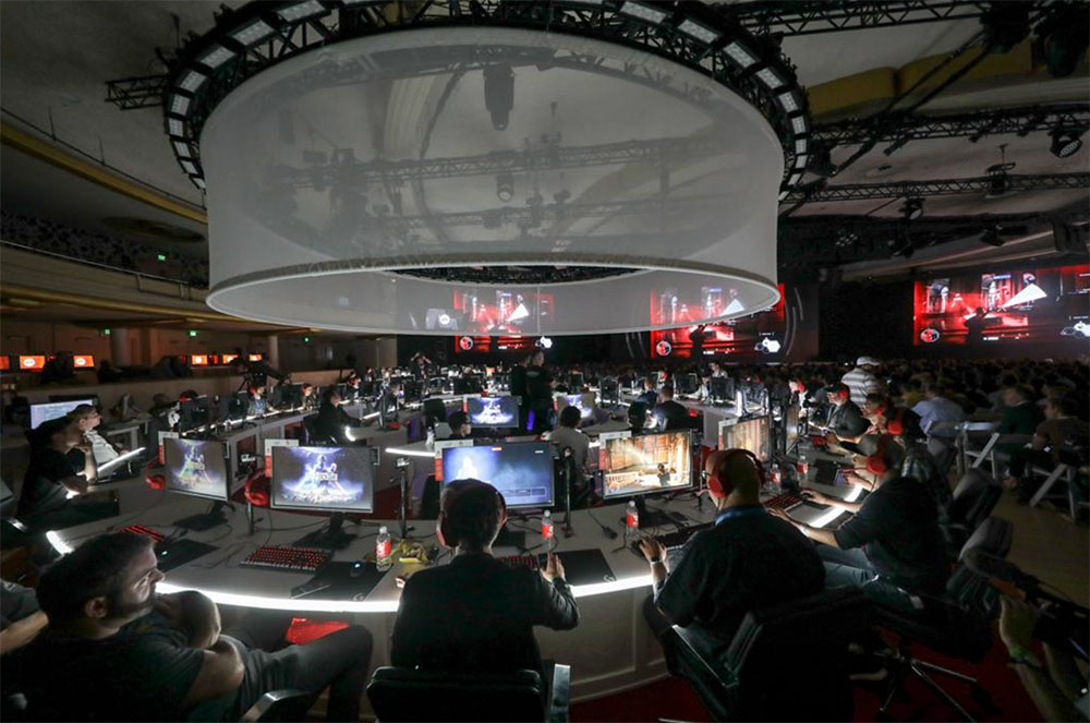 Gaming Floor at EA Play