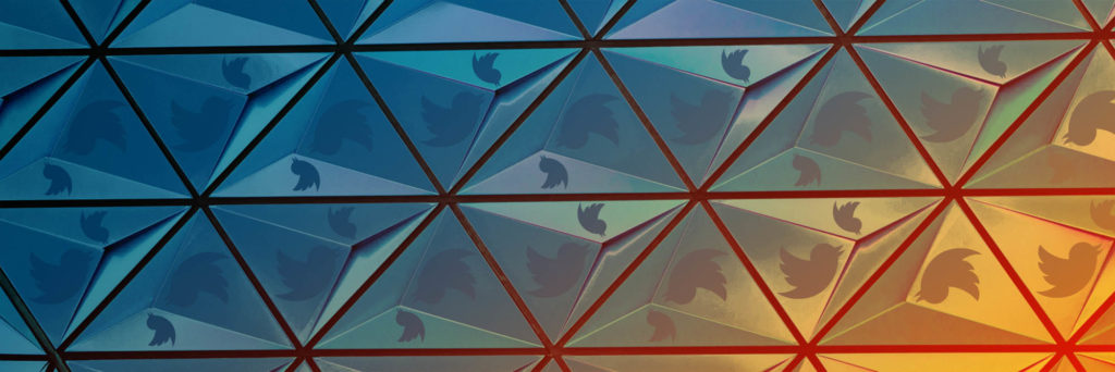 Twitter Bird Abstract Pattern