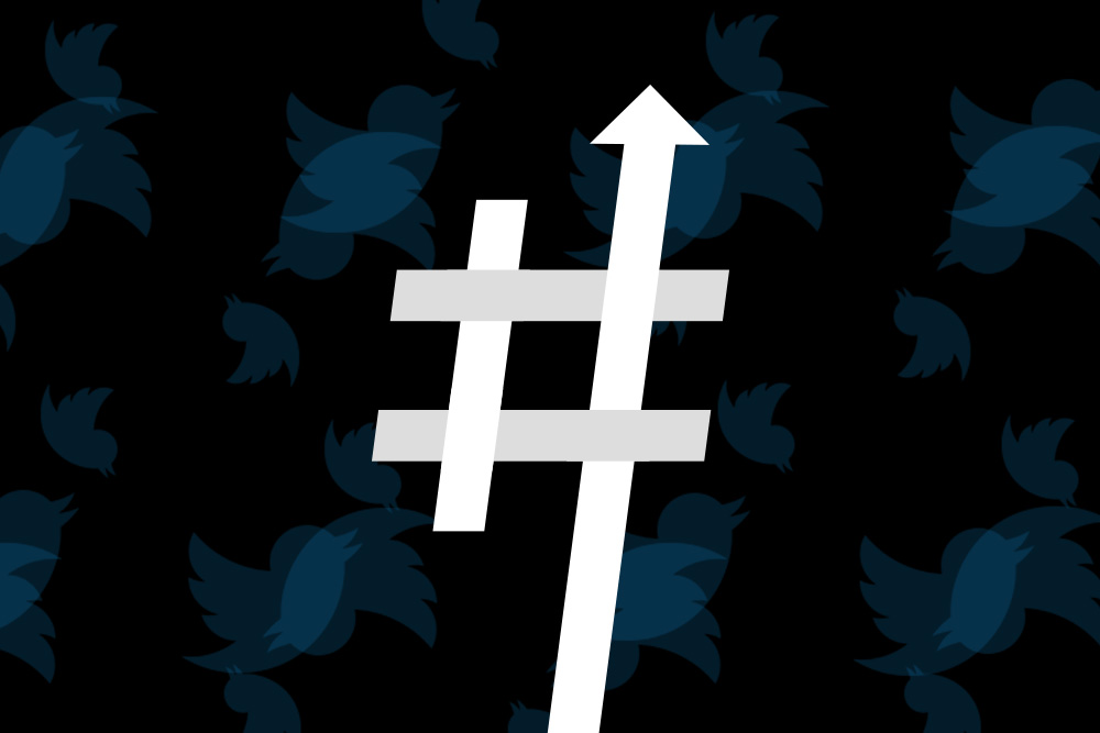 Twitter Bird Hashtag Pattern