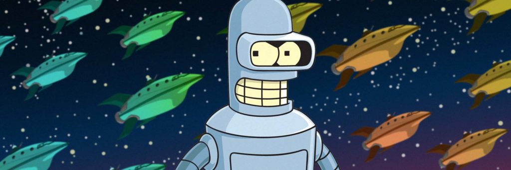 Bender Robot Character from Futurama