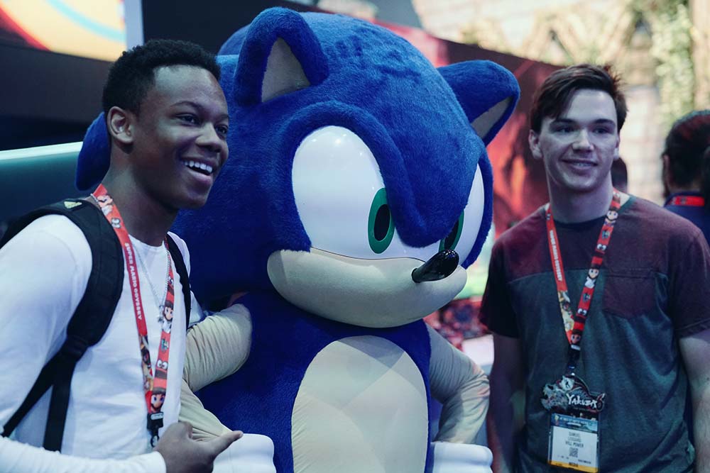 sonic and fan gamers