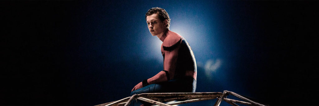 tom holland as spider man peter parker