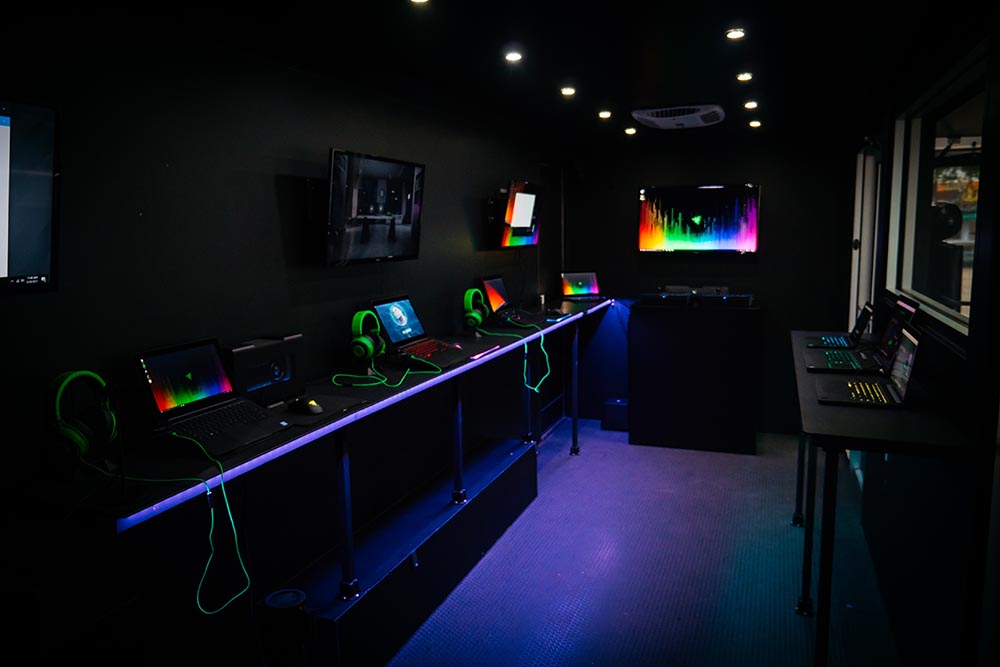 Razer demo room