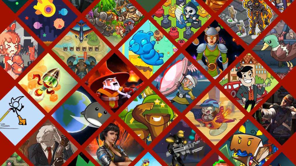 Collage of popular Kongregate games