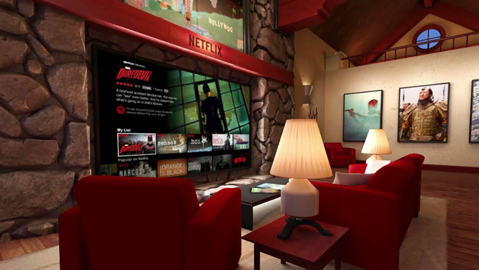 Inside Netflix's VR viewing space