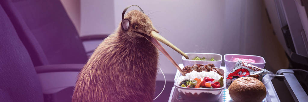 Pete the Kiwi Eating