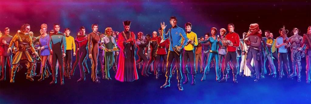 Animated Star Trek characters