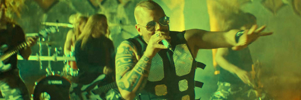 Screenshot from Sabaton music video