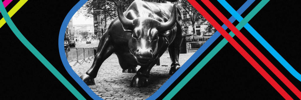 JPMorgan Bull Statue Wall Street New York City