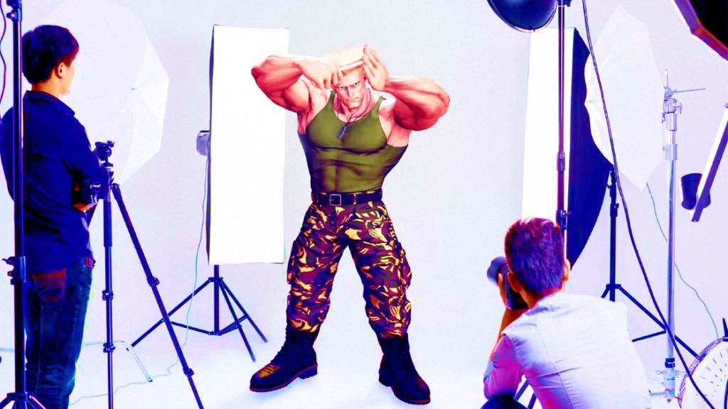 guile using hair gel