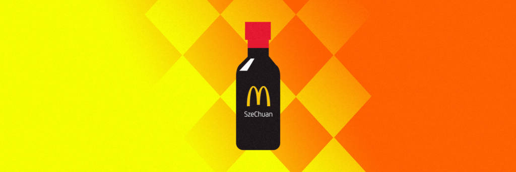 McDonald's szechuan sauce bottle