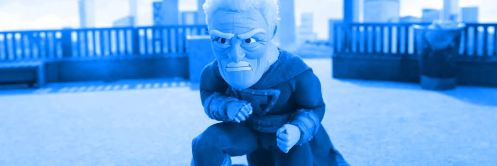 Titanium Rex character from supermansion