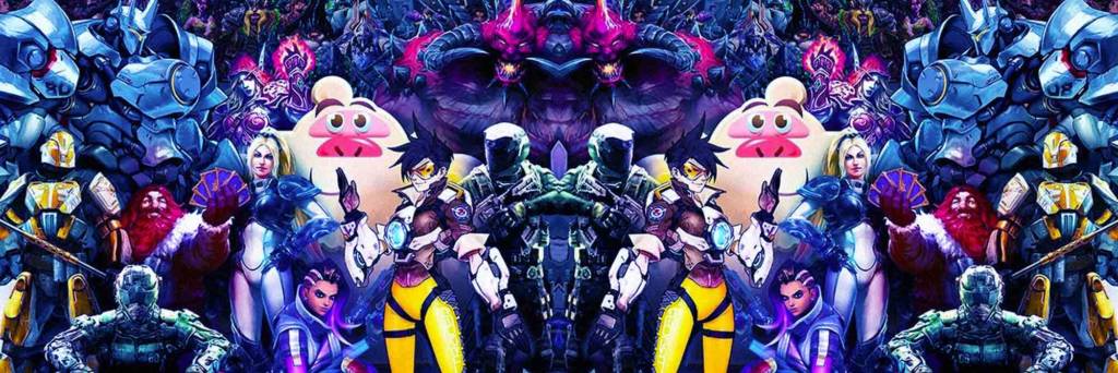 Full Line-up collage of all Activision Blizzard characters