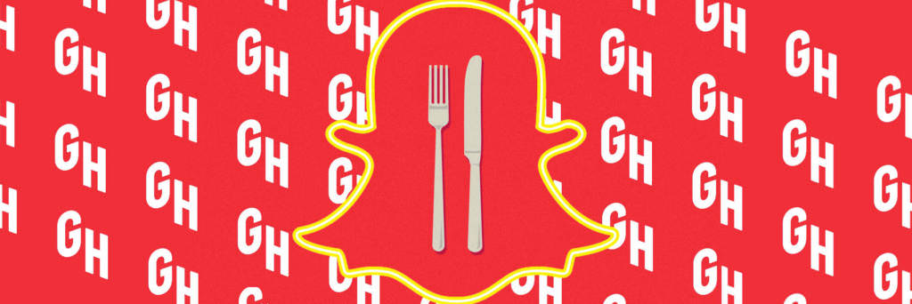 Grubhub and snaochat logo