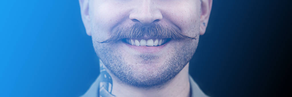 Image of man's mustache