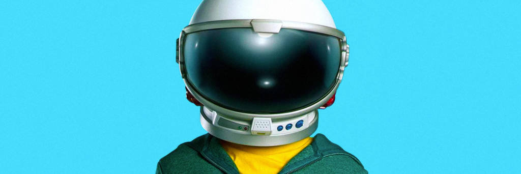 Wonder main character in space helmut