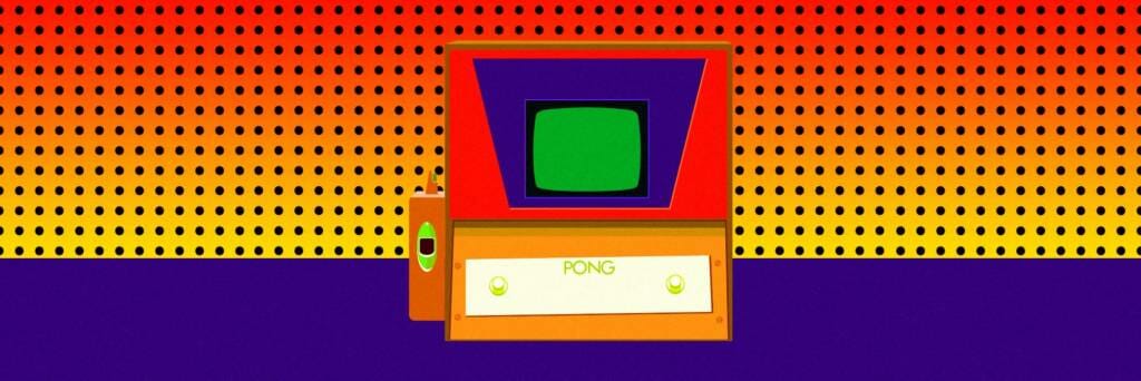 Retro Pong gaming station