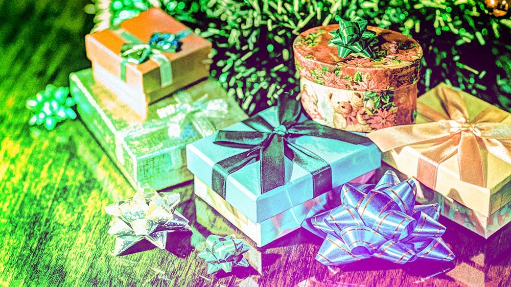 presents under tree