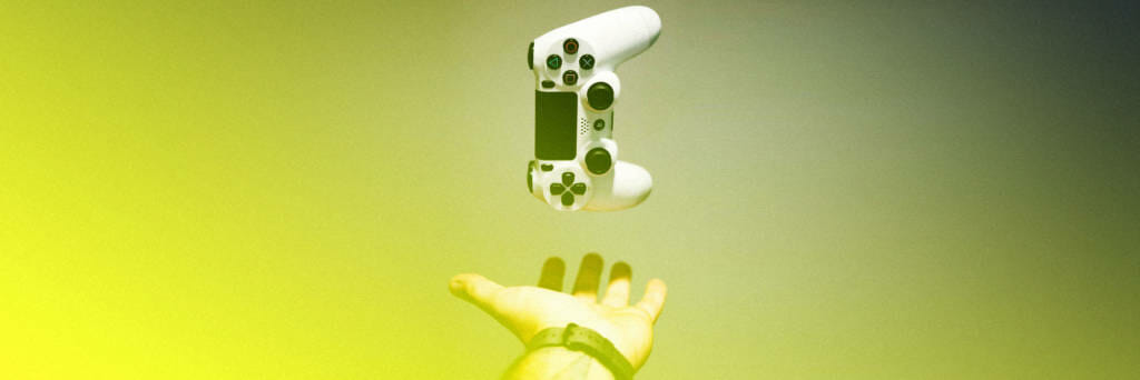 levitating game controller