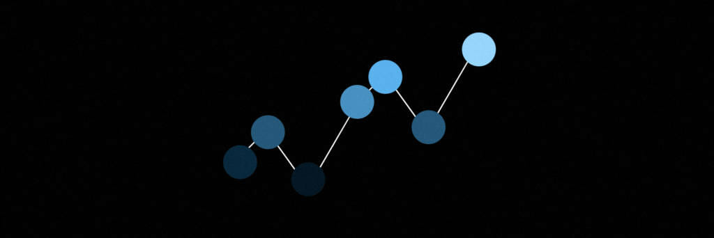upward trending graph