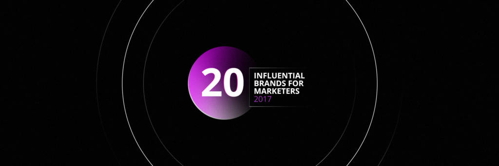 top 20 influential marketing brands