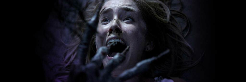 Woman screaming, still image from Insidious