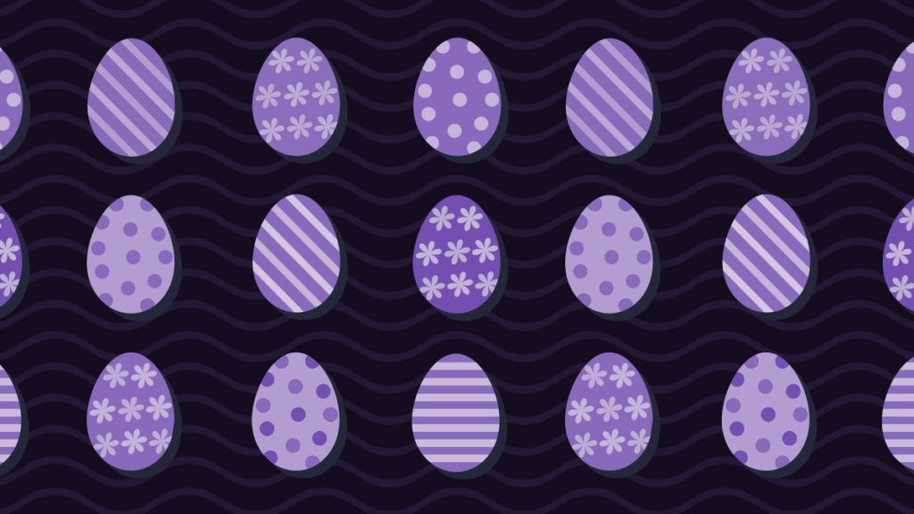 easter egg pattern
