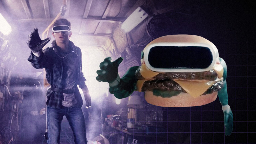 Ready Player One cheeseburger parody